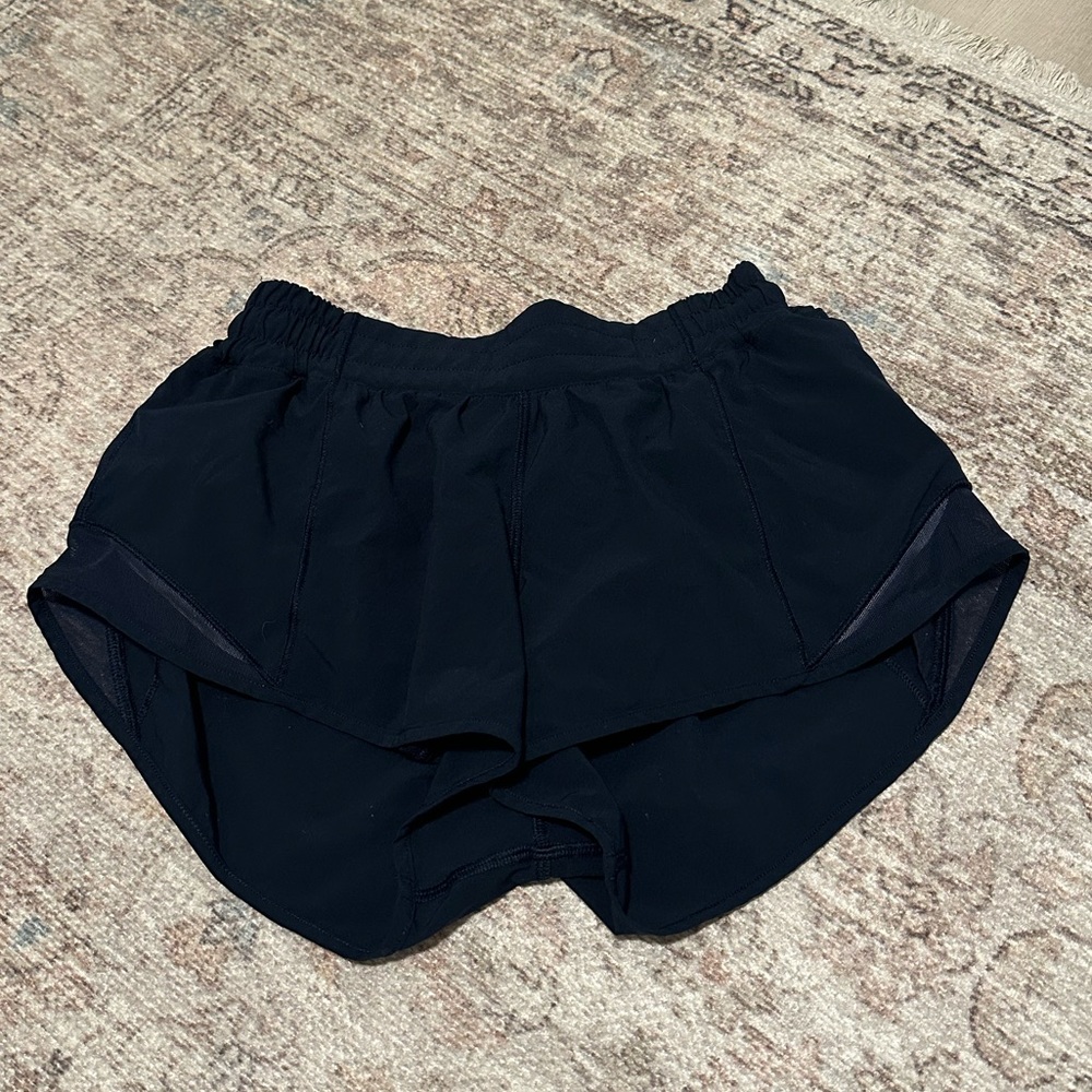 Navy blue lululemon shorts